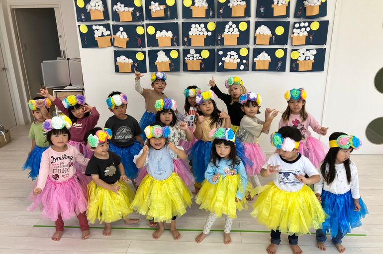 保育園　お遊戯　練習　