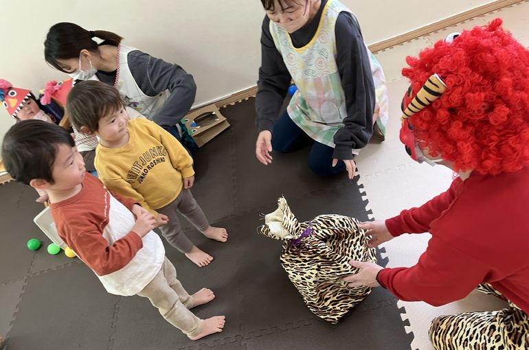 豆まき　鬼の袋