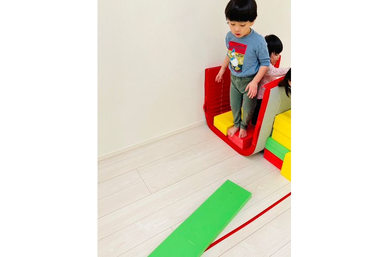 北海道　札幌　保育園　遊び　ソフト積み木