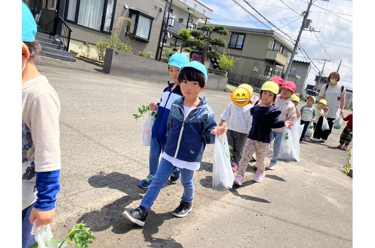 保育園　お買い物　江別