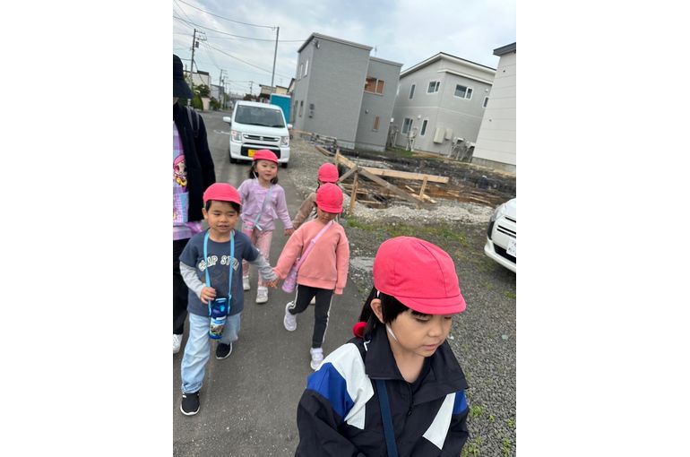 北海道　札幌　江別　保育園　お買い物　様子