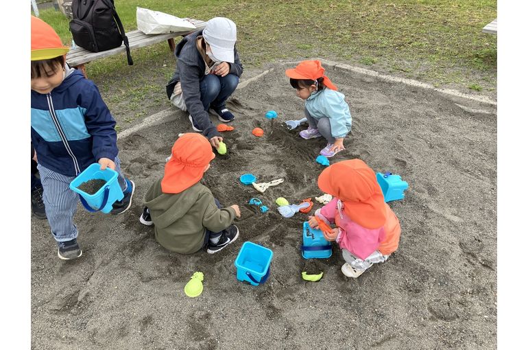江別　砂場　保育園