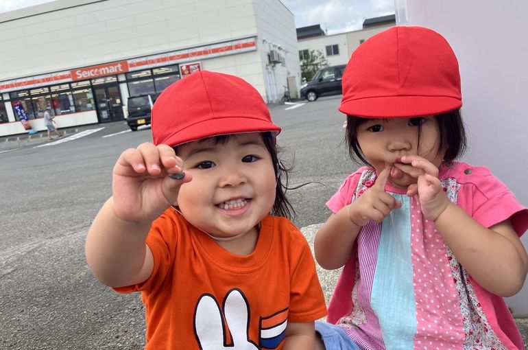 北海道　江別　保育園　お出かけ　様子