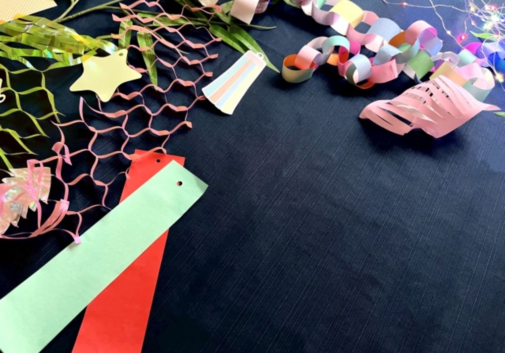 札幌市　江別市　函館市　保育園　七夕　製作品