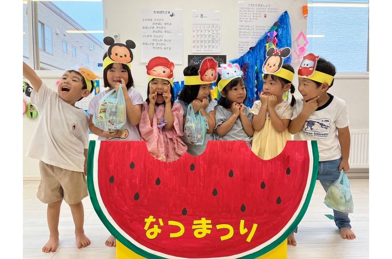 保育園　夏祭り　江別