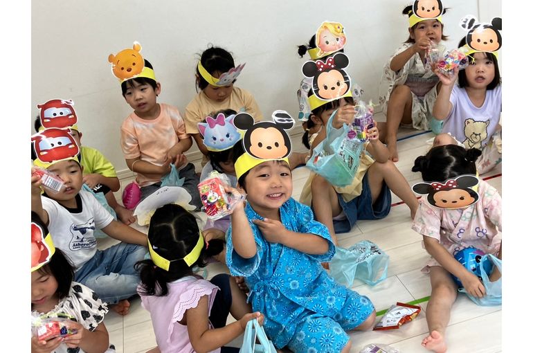 保育園　夏祭り　お面
