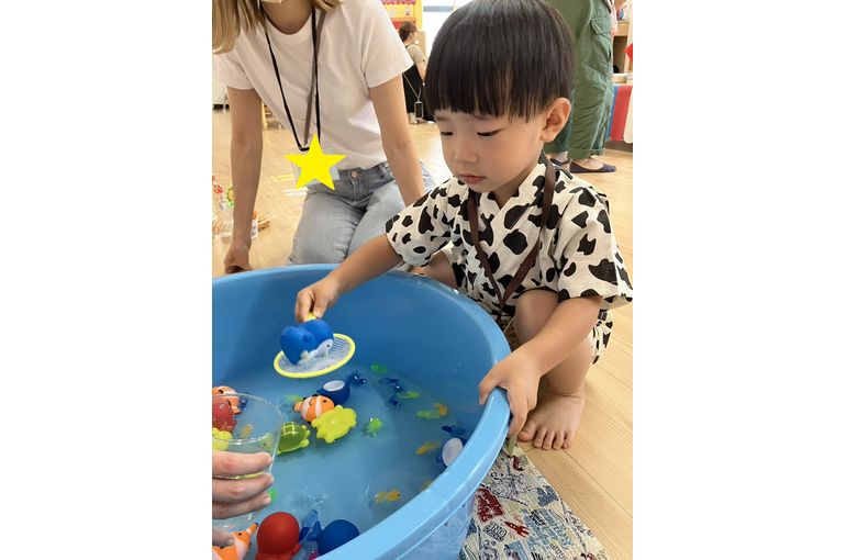 江別　保育園　夏祭り　七夕