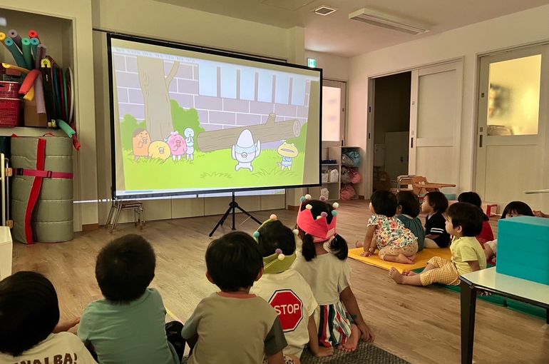 札幌保育園　GEADあおぞらこども園　お誕生日会