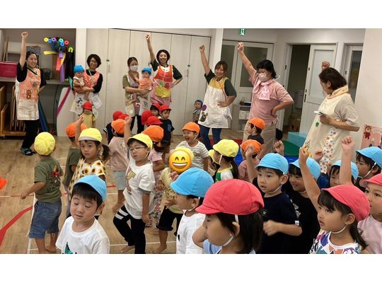 江別　保育園　運動会　練習