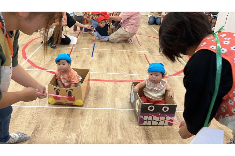 江別　保育園　運動会　練習