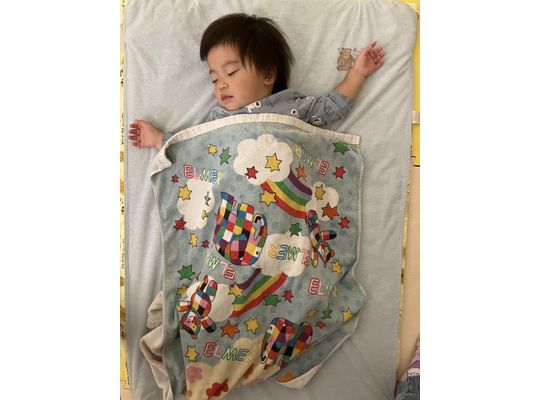 札幌市　南平岸　保育園　お昼寝　園児　様子