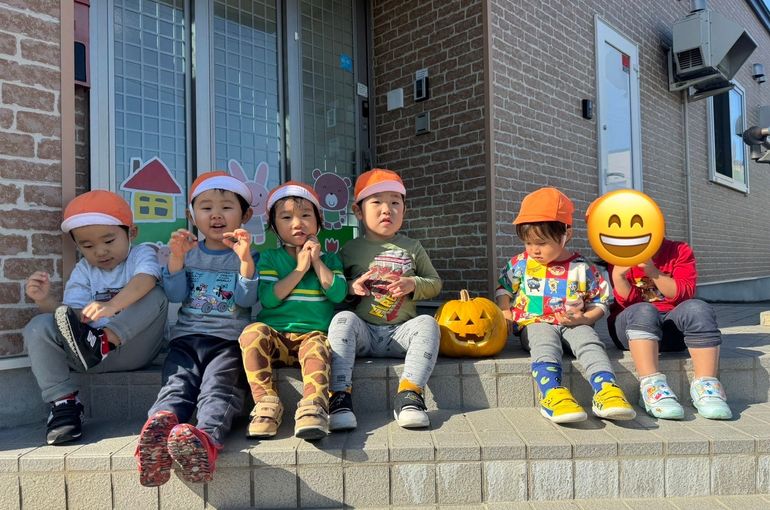 江別　認定保育園　ハロウィン　楽しみ　子どもたち