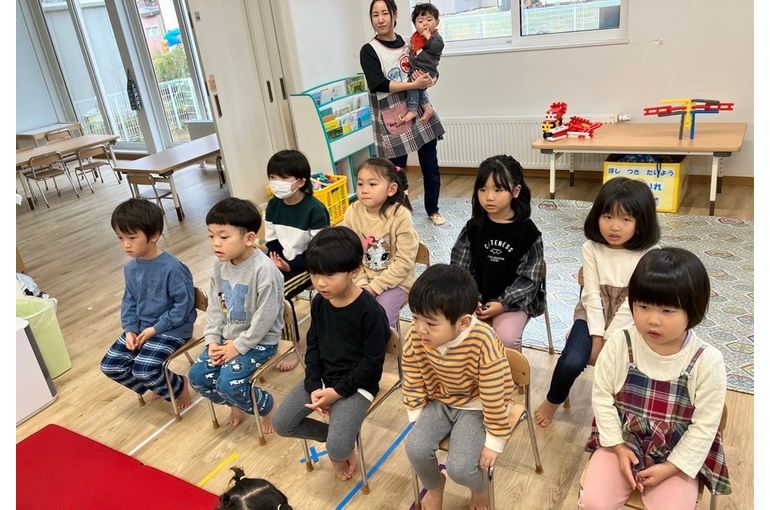 江別　保育園　冬　交通