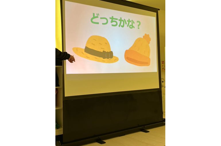 札幌市　厚別　保育園　安全教室　様子