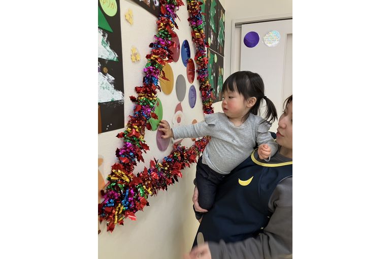 札幌市　南平岸　保育園　クリスマス