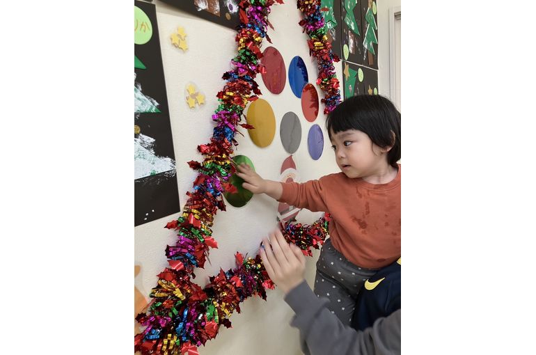 札幌市　南平岸　保育園　クリスマス