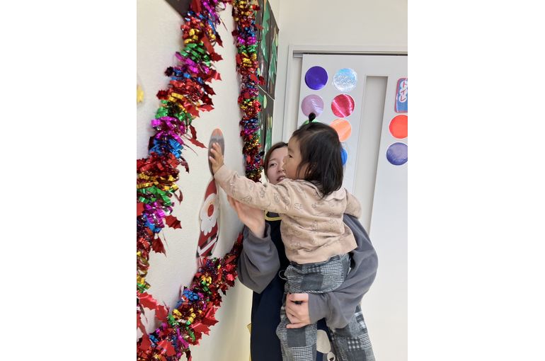 札幌市　南平岸　保育園　クリスマス