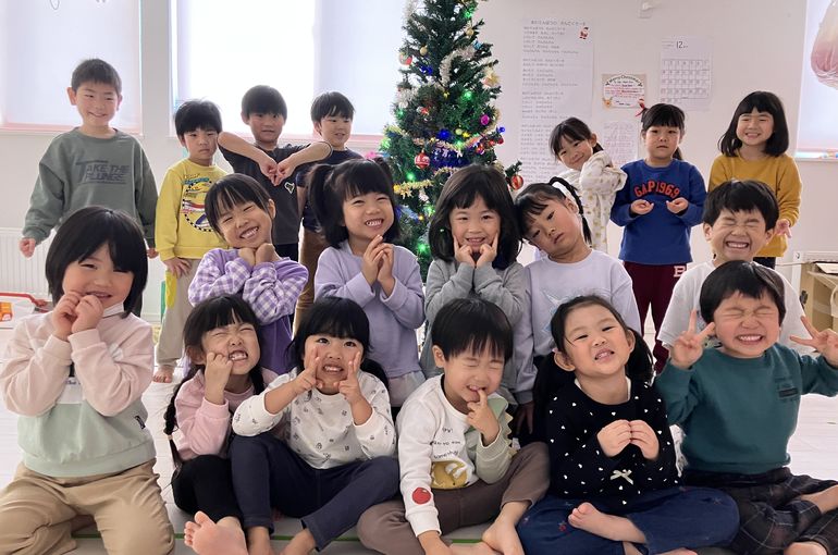 江別市　野幌　認定保育園　集合写真
