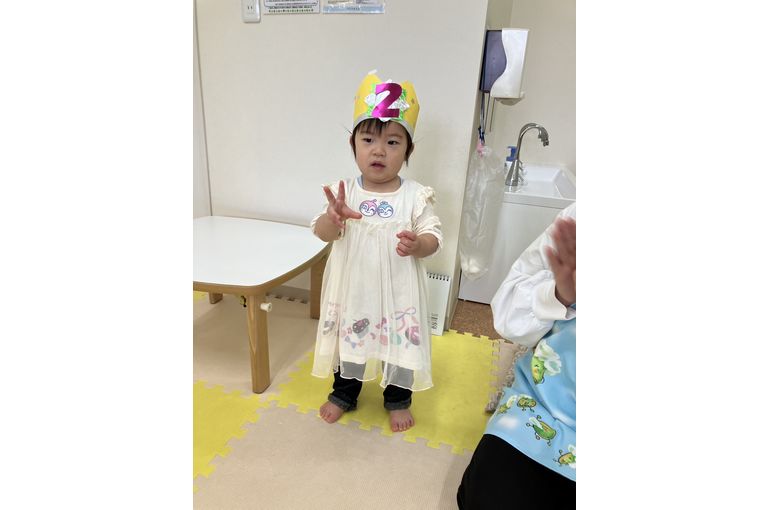 札幌市　南平岸　保育園　お誕生会　お友だち