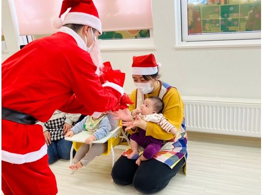 札幌　厚別　保育園　クリスマス