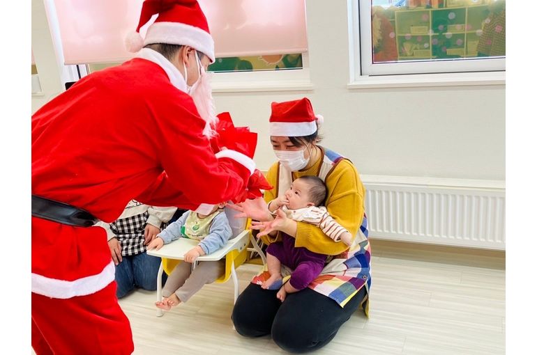 札幌　厚別　保育園　クリスマス