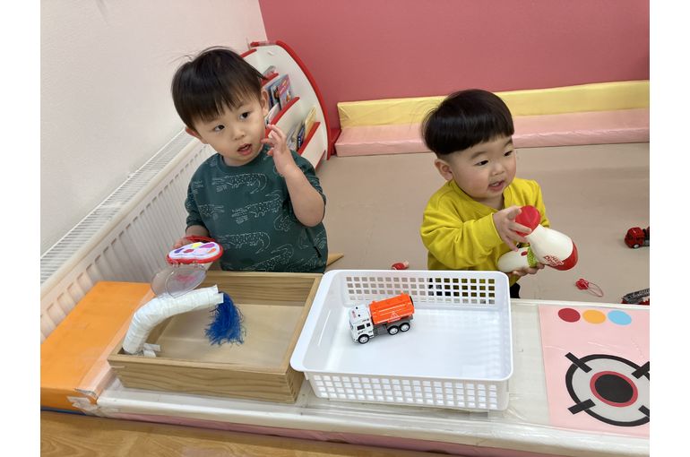 江別市　認定保育園　おままごと遊び