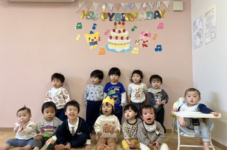 江別市　元江別　企業主導型保育園　集合写真
