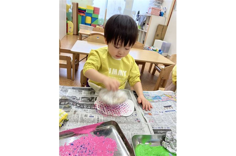 札幌市　南平岸　保育園　製作　羊