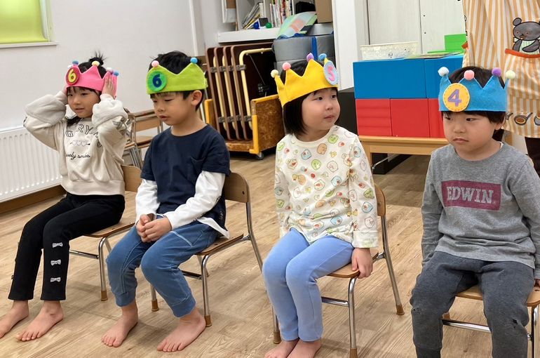 江別市　江別　保育園　お誕生日　お友だち