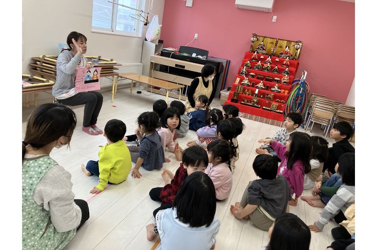 保育園　ひなまつり　江別