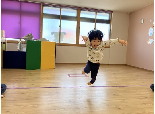 江別市　保育園　室内遊び