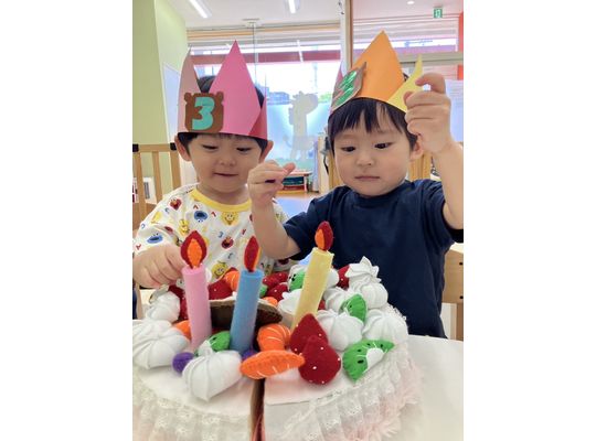 お誕生会,かわいい,札幌市,保育園,認定保育園,企業主導型保育園,函館市,江別市