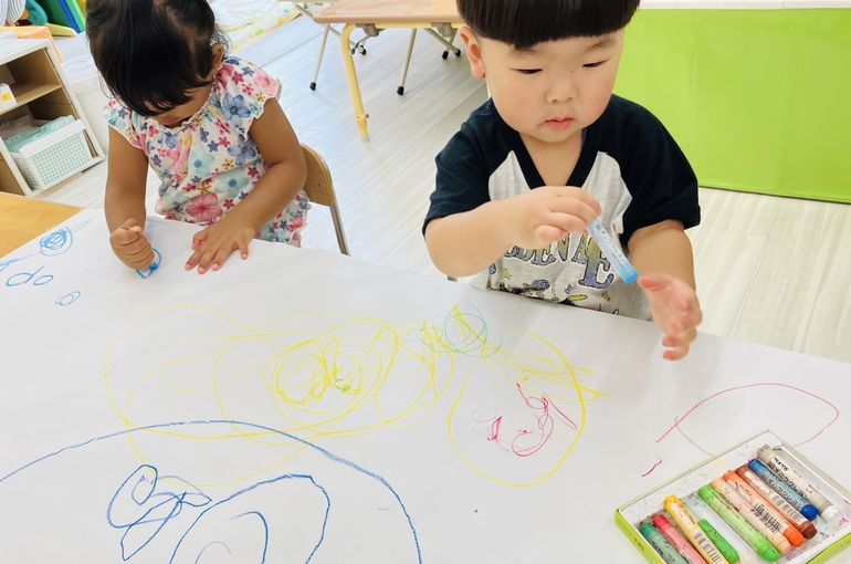 お絵かき,札幌市,保育園,認可保育園,企業主導型保育園,函館市,江別市