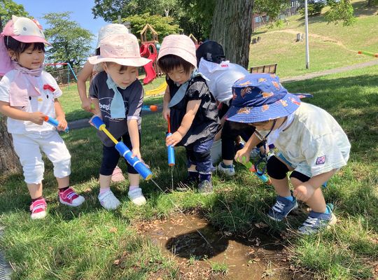 水遊び,札幌市,保育園,認可保育園,企業主導型保育園,函館市,江別市