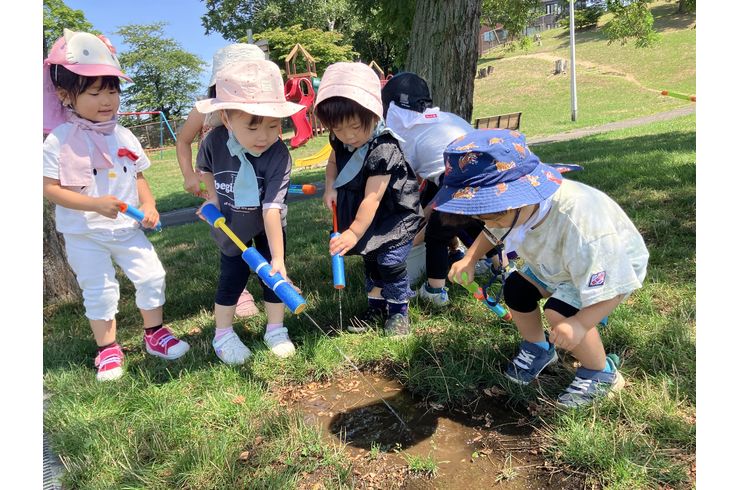 水遊び,札幌市,保育園,認可保育園,企業主導型保育園,函館市,江別市