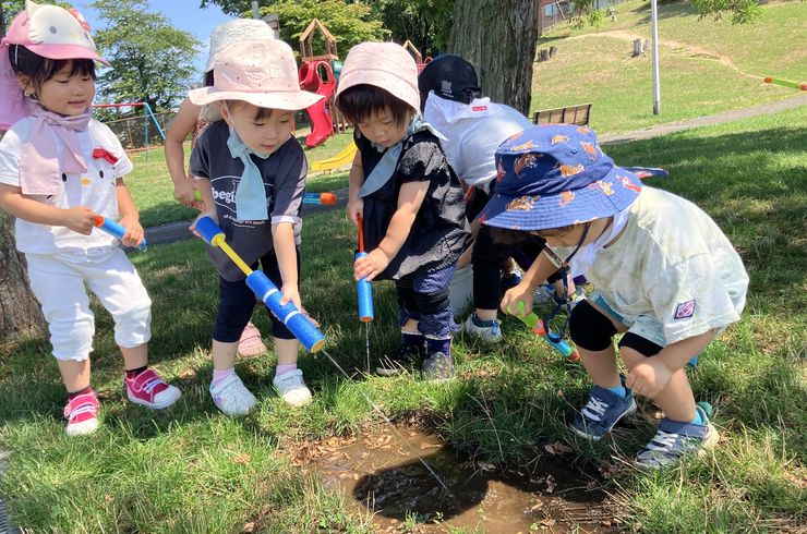 水遊び,札幌市,保育園,認可保育園,企業主導型保育園,函館市,江別市