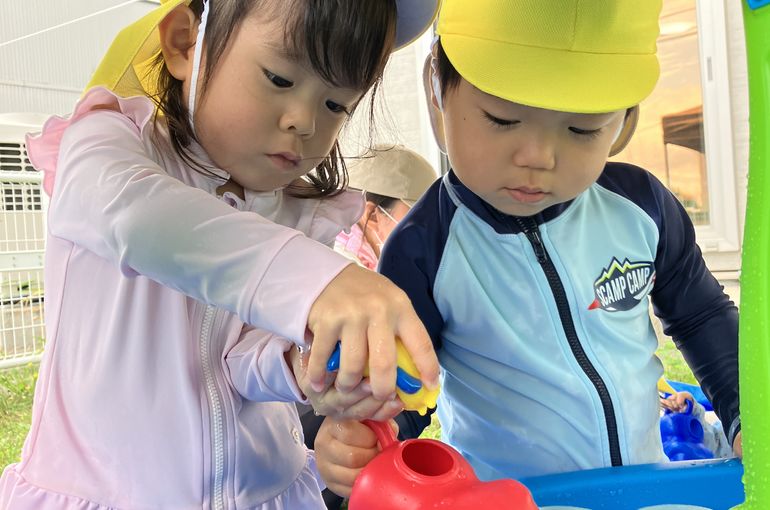 水遊び,札幌市,保育園,認可保育園,企業主導型保育園,函館市,江別市