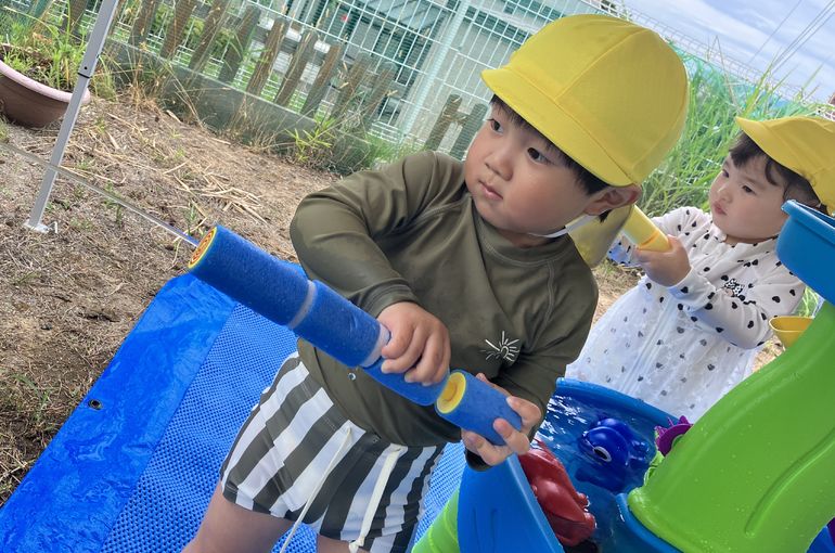 水遊び,札幌市,保育園,認可保育園,企業主導型保育園,函館市,江別市