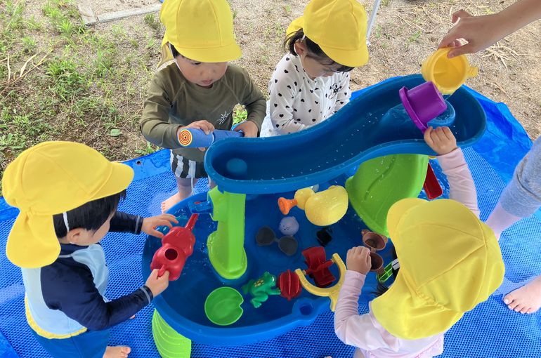 水遊び,札幌市,保育園,認可保育園,企業主導型保育園,函館市,江別市
