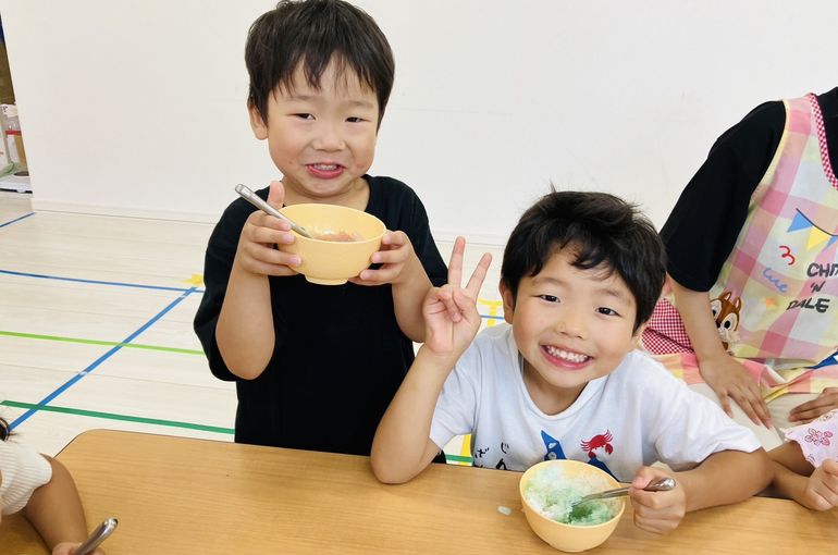 かき氷,認定こども園,札幌市,保育園,認可保育園,企業主導型保育園,函館市,江別市