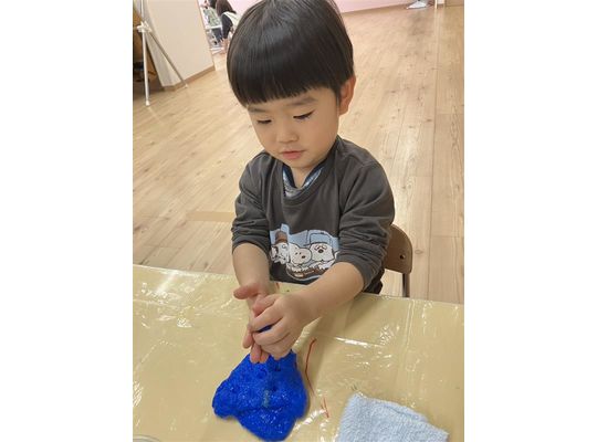 スライム,製作,認定こども園,札幌市,保育園,認可保育園,企業主導型保育園,函館市,江別市