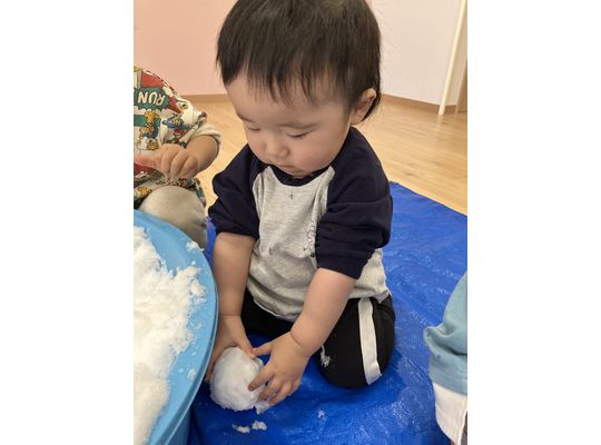 元江別園　雪　お正月