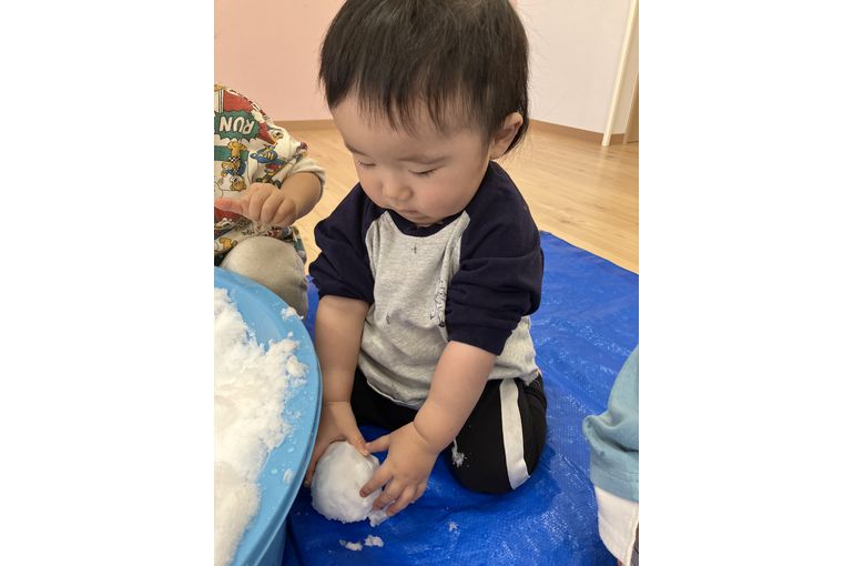 元江別園　雪　お正月