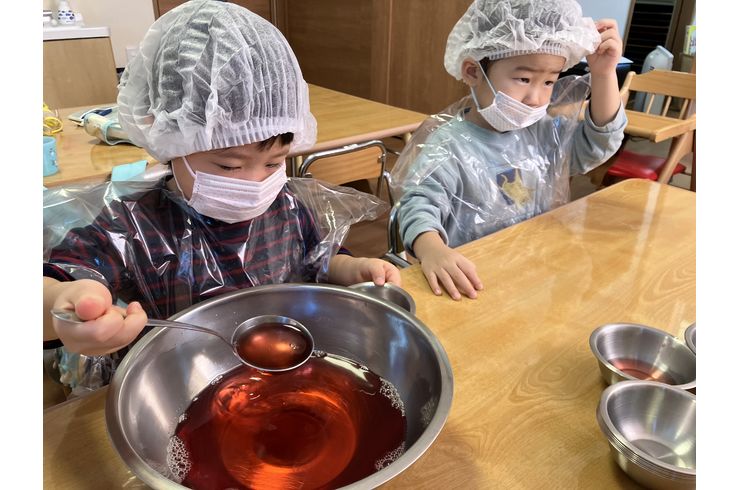 企業主導型保育園,保育所,函館市,おやつ作り,クッキング