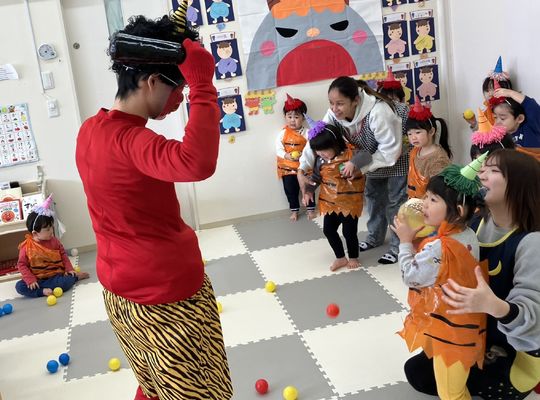 認定こども園, 保育園, 認可保育園, 企業主導型保育園, 保育所, 函館市, 江別市, 札幌市, 節分, 豆まき, イベント