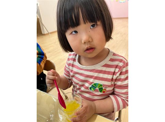 元江別園　室内遊び　かき氷