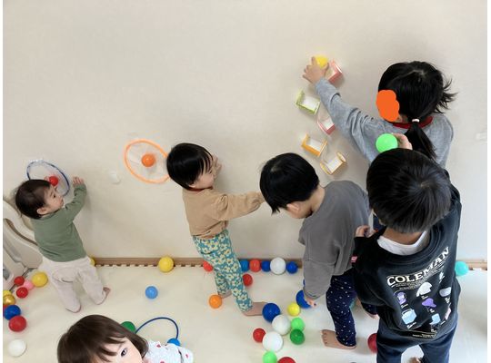 ボール,かわいい,札幌市,保育園,認可保育園,企業主導型保育園,函館市,江別市