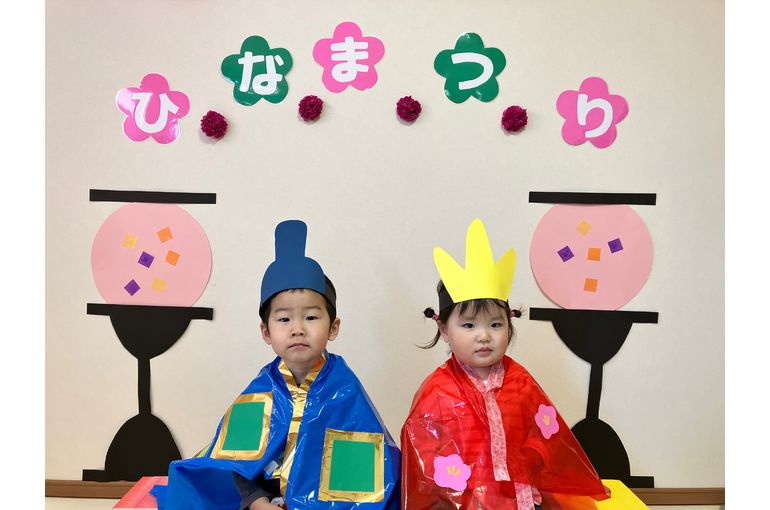 函館,保育園,ひな祭り